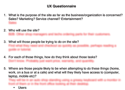 UX Questionnaire thumbnail